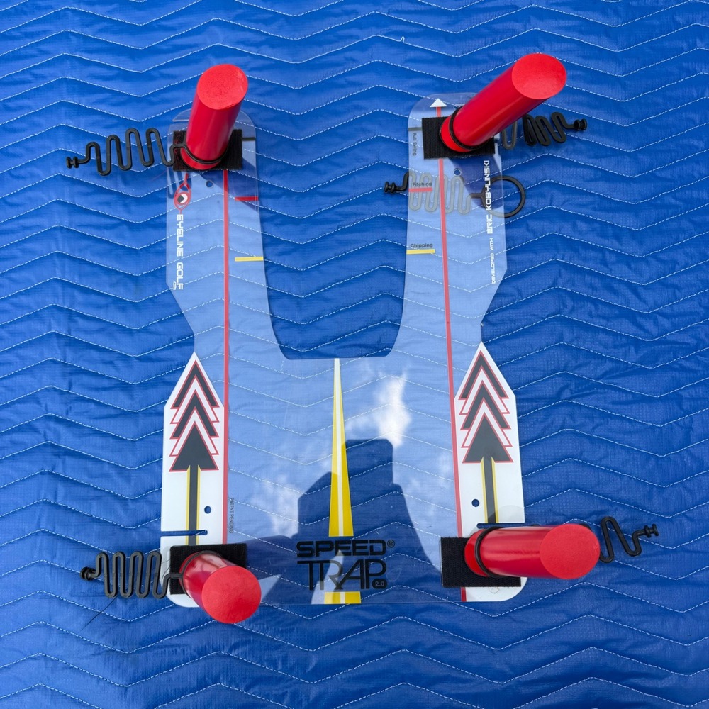 EyeLine Golf Speed Trap 2.0 Swing Trainer Alignment Aid Base Rods Tether Kit - Picture 5 of 8
